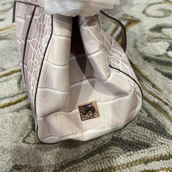💕 Kooba gorgeous light pink rose gold handcrafted leather xlarge satchel nwot💕 - Picture 7 of 16